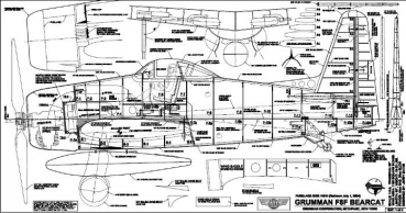 Preview: Grumman F8F Bearcat 1/5 Bauplan Preview: Grumman F8F Bearcat 1/5 Bauplan